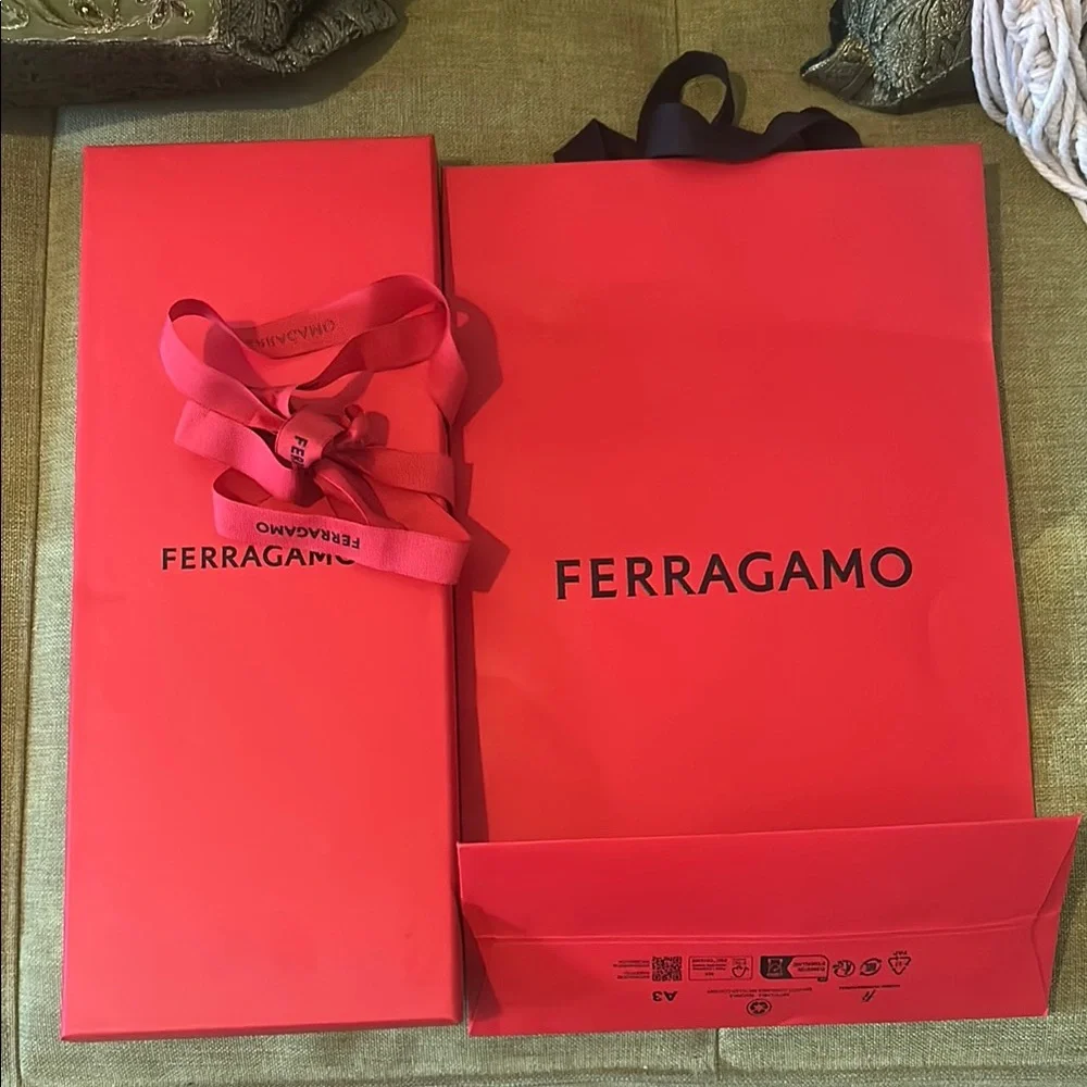 Salvatore Ferragamo Red Garment Bags